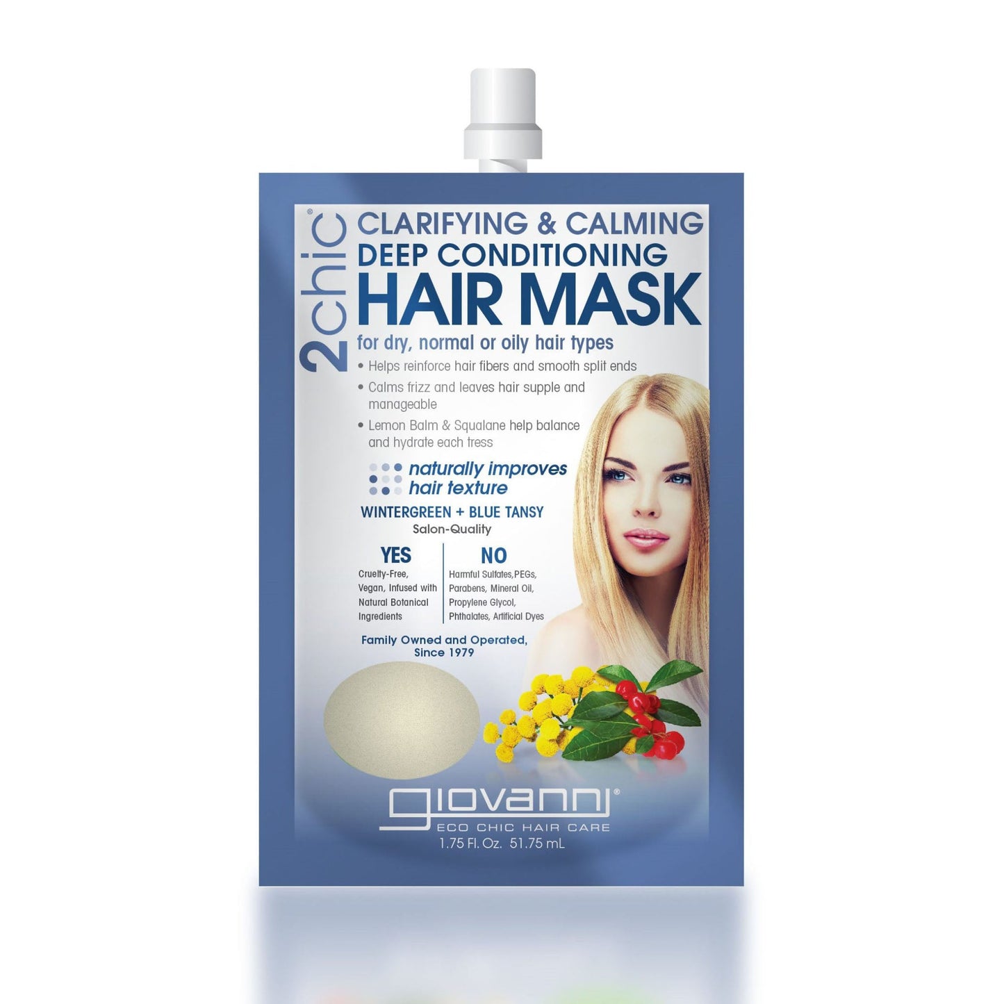 2chic® CALMING AND CLARIFYING DEEP CONDITIONING HAIR MASK