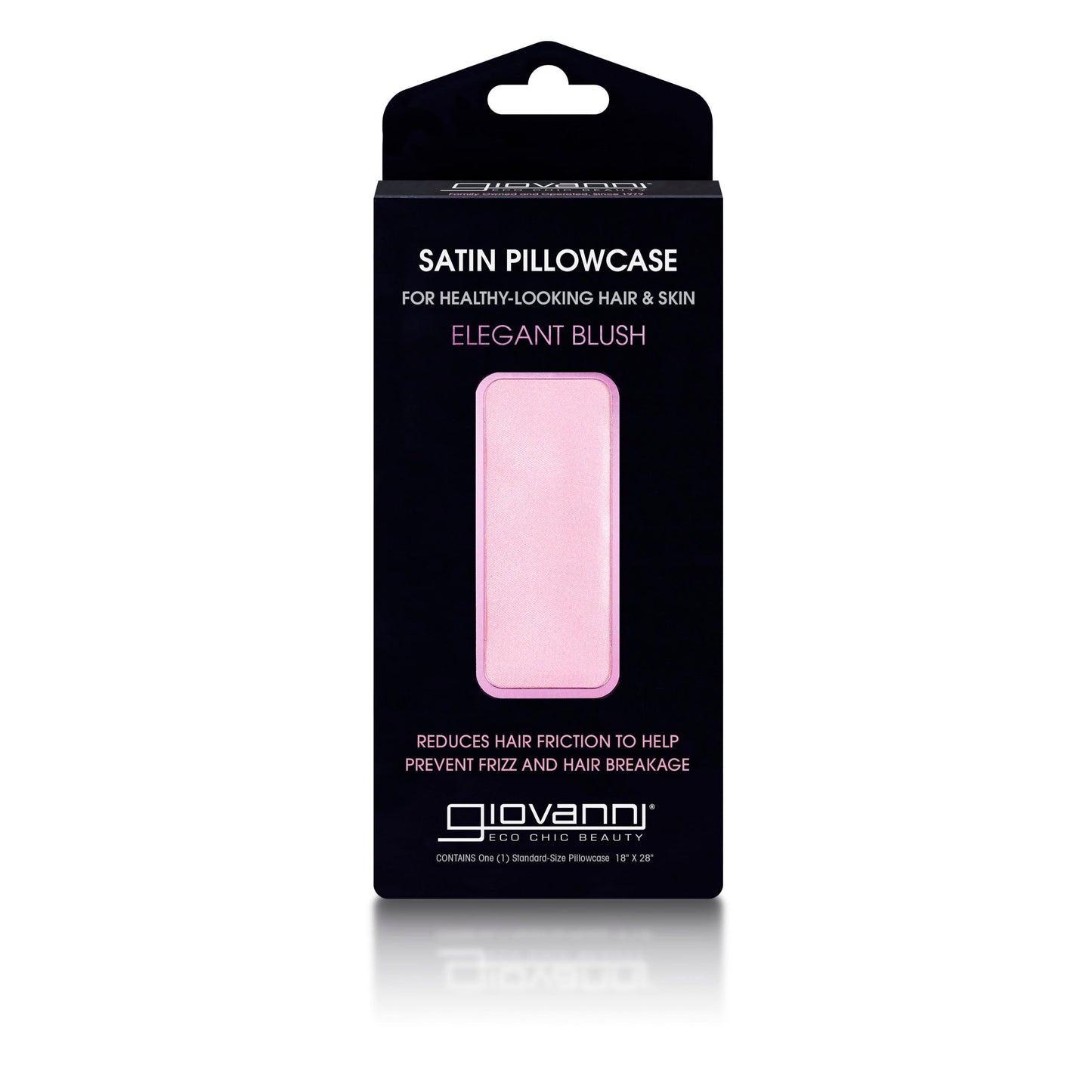 ELEGANT BLUSH SATIN PILLOWCASE