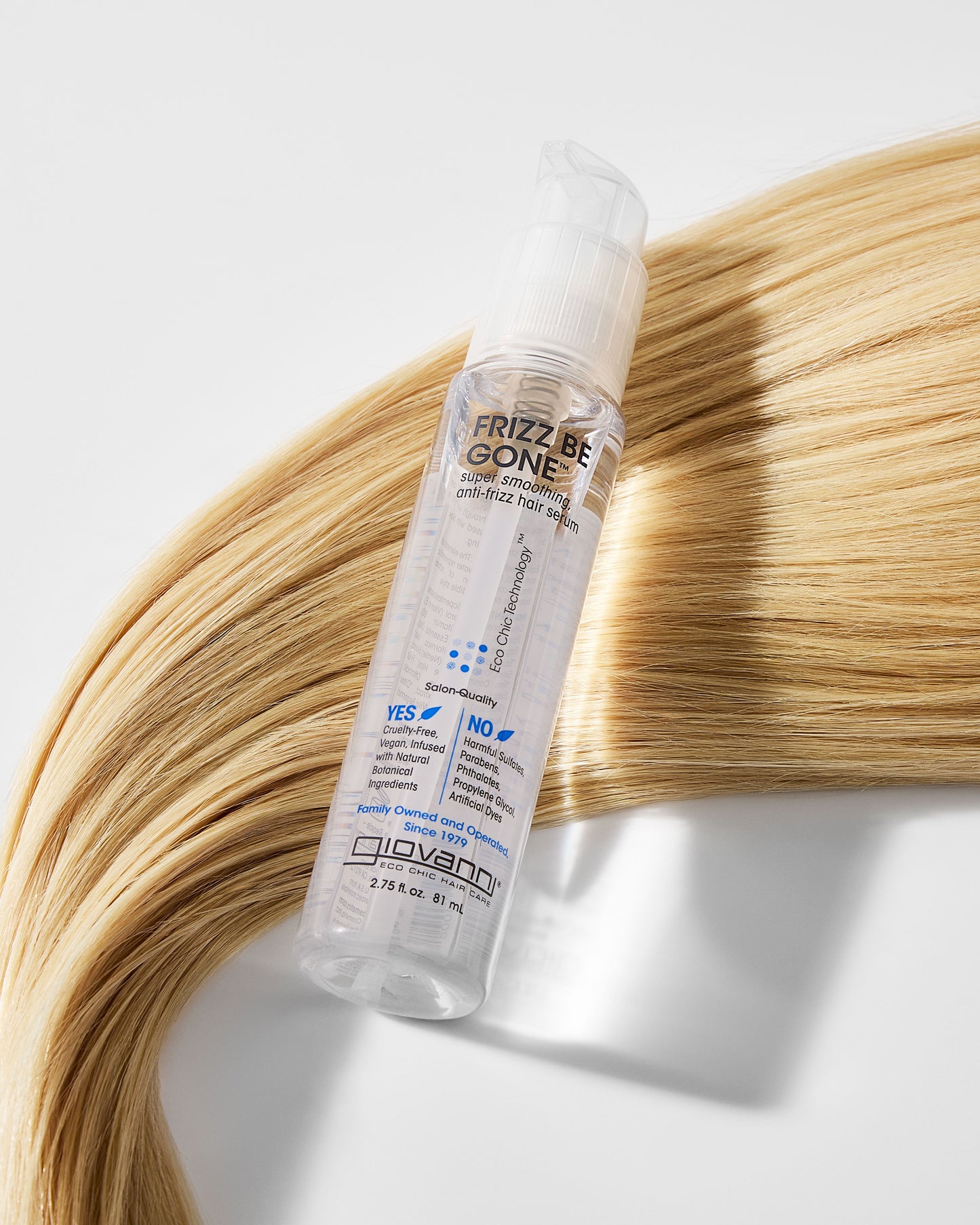 FRIZZ BE GONE™ SUPER-SMOOTHING, ANTI -FRIZZ HAIR SERUM