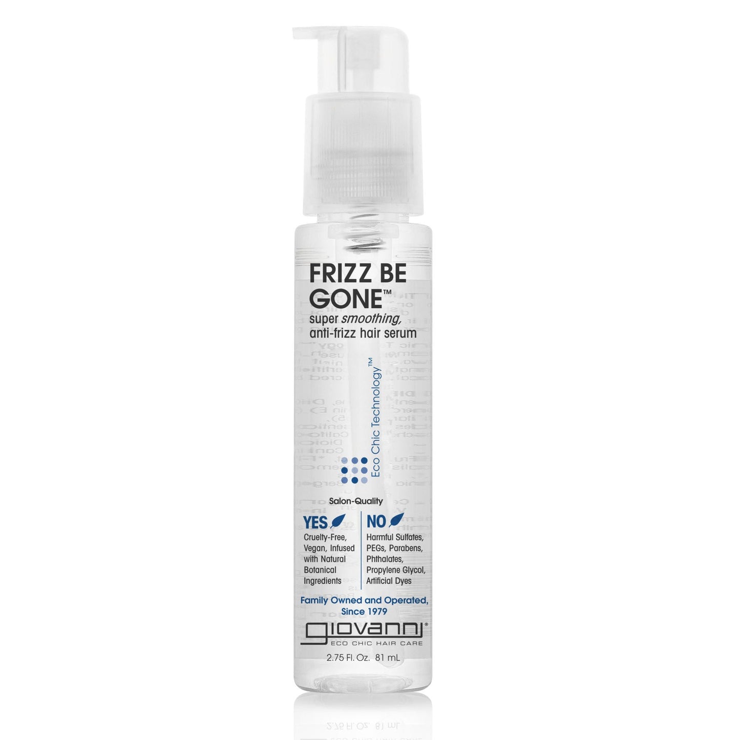 FRIZZ BE GONE™ SUPER-SMOOTHING, ANTI -FRIZZ HAIR SERUM
