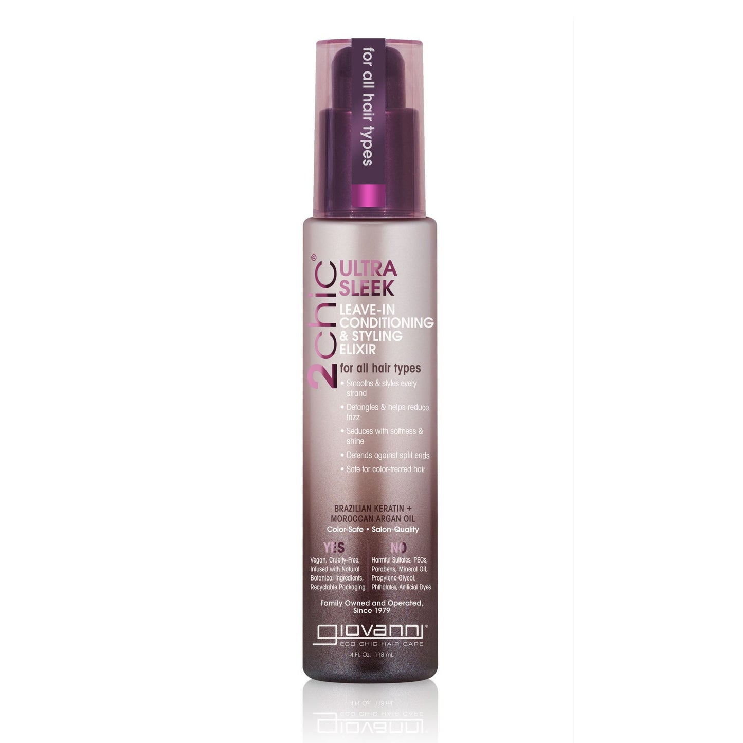 2chic® ULTRA-SLEEK LEAVE-IN CONDITIONING & STYLING ELIXIR