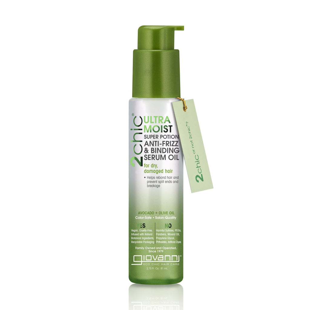 2chic® ULTRA-MOIST SUPER POTION ANTI-FRIZZ & BINDING SERUM OIL