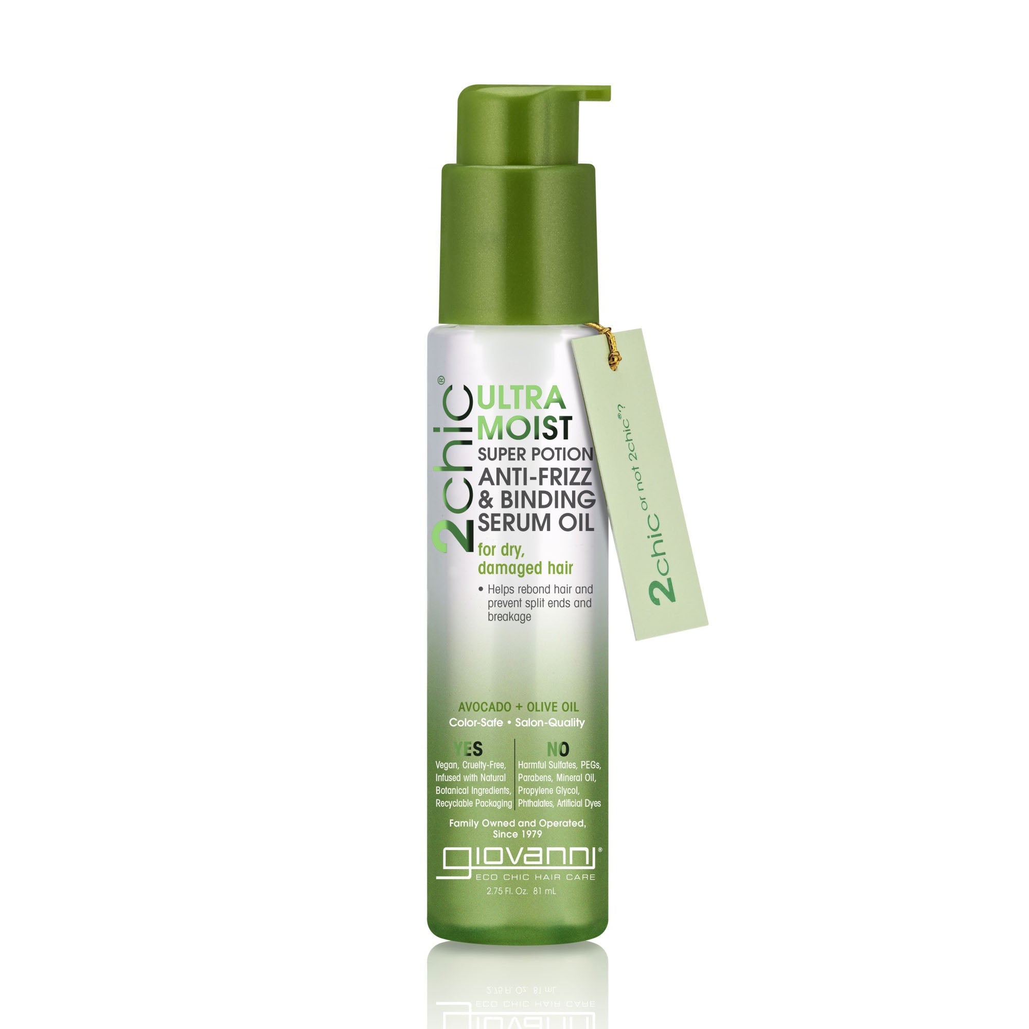 2chic® ULTRA-MOIST SUPER POTION ANTI-FRIZZ & BINDING SERUM OIL