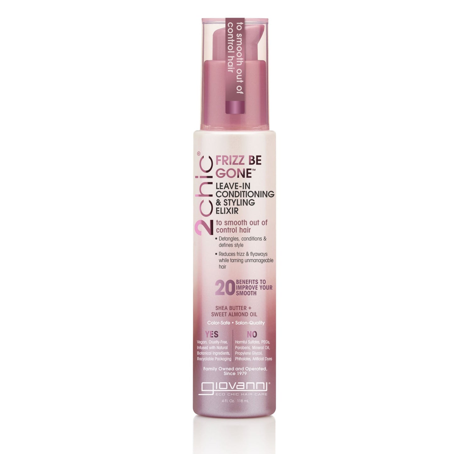 2chic® FRIZZ BE GONE™ LEAVE-IN CONDITIONING & STYLING ELIXIR