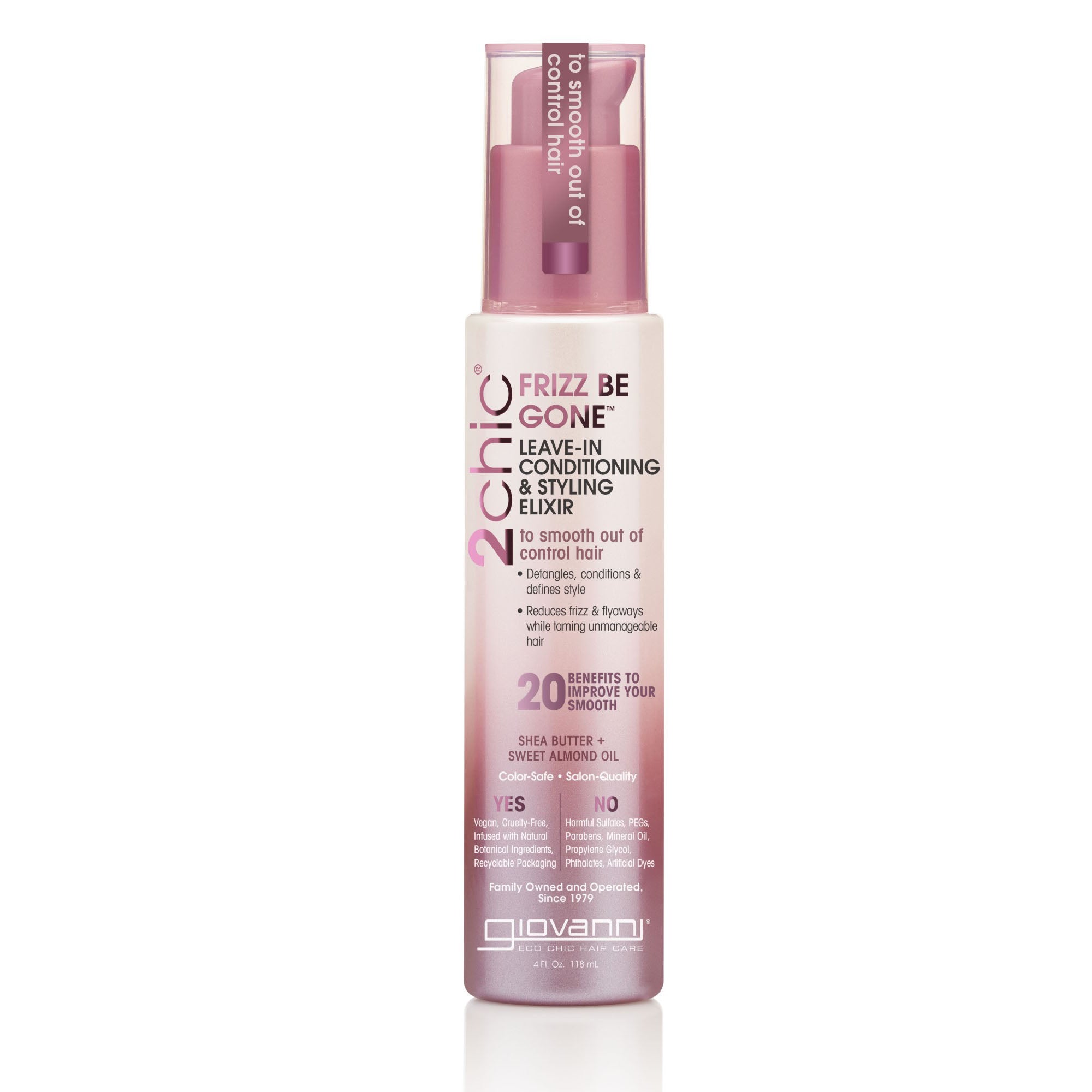 2chic® FRIZZ BE GONE™ LEAVE-IN CONDITIONING & STYLING ELIXIR