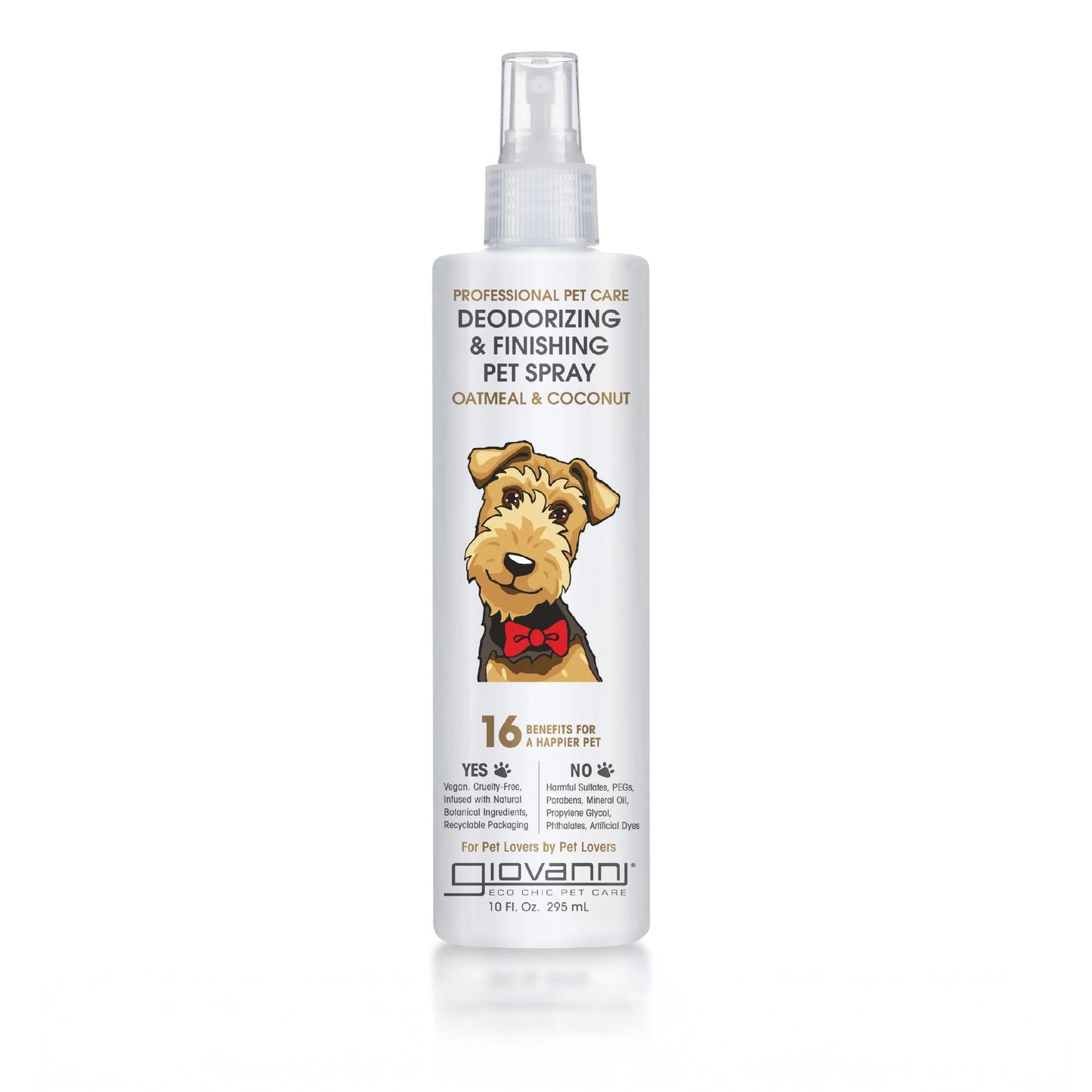 PROFESSIONAL PET DEODORIZING & FINISHING SPRAY - OATMEAL & COCONUT