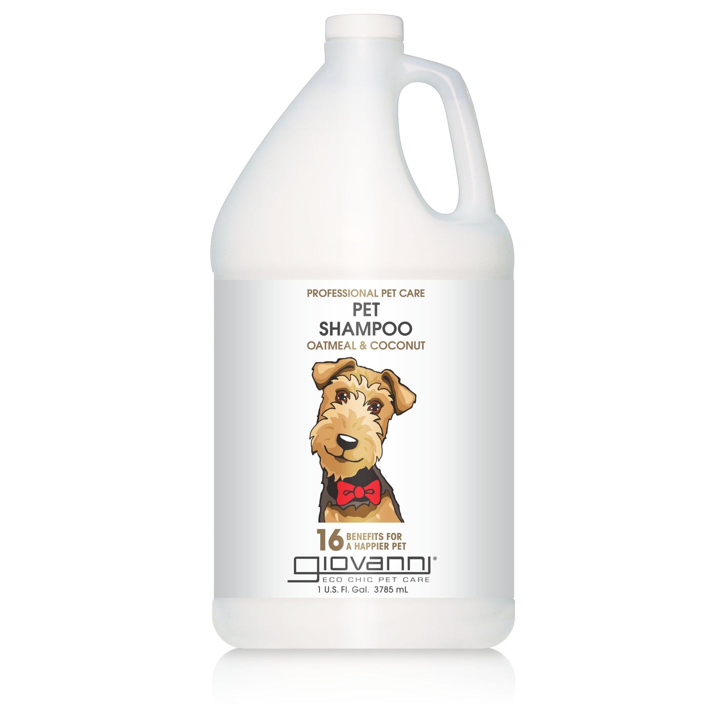 PROFESSIONAL PET SHAMPOO - OATMEAL & COCONUT - 128 oz (gallon)