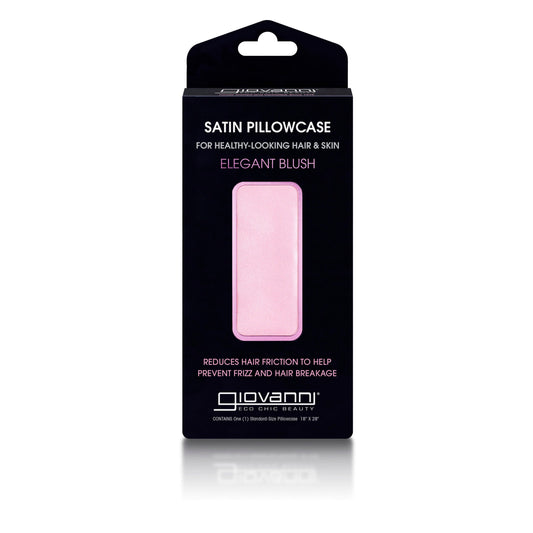 ELEGANT BLUSH SATIN PILLOWCASE