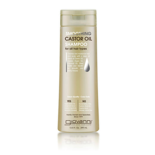 SMOOTHING CASTOR OIL SHAMPOO - 2 Sizes