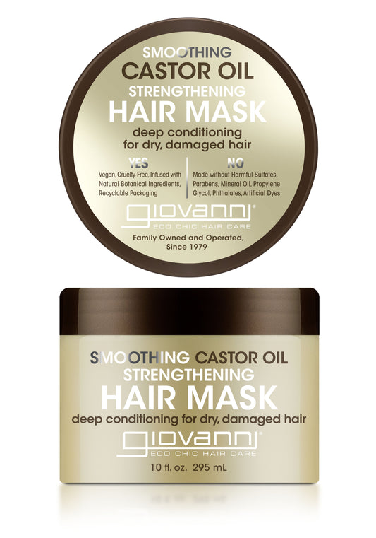SMOOTHING CASTOR OIL STRENGTHENING HAIR MASK