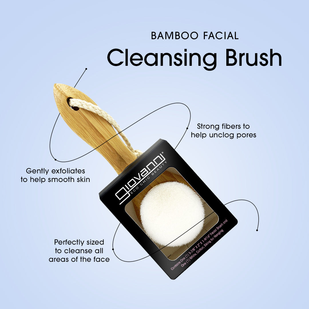 BAMBOO FACIAL CLEANSING BRUSH