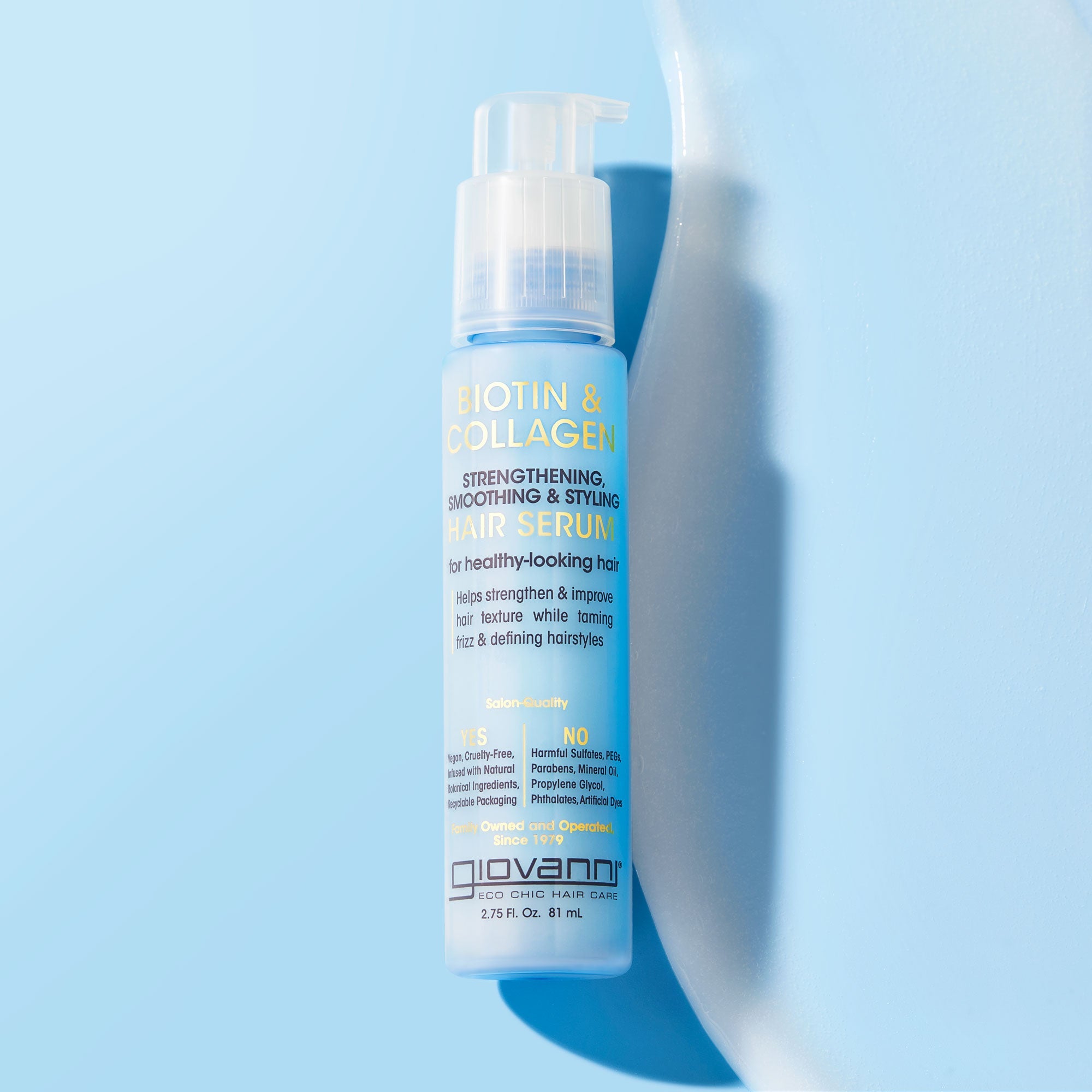 BIOTIN & COLLAGEN STRENGTHENING SMOOTHING & STYLING HAIR SERUM