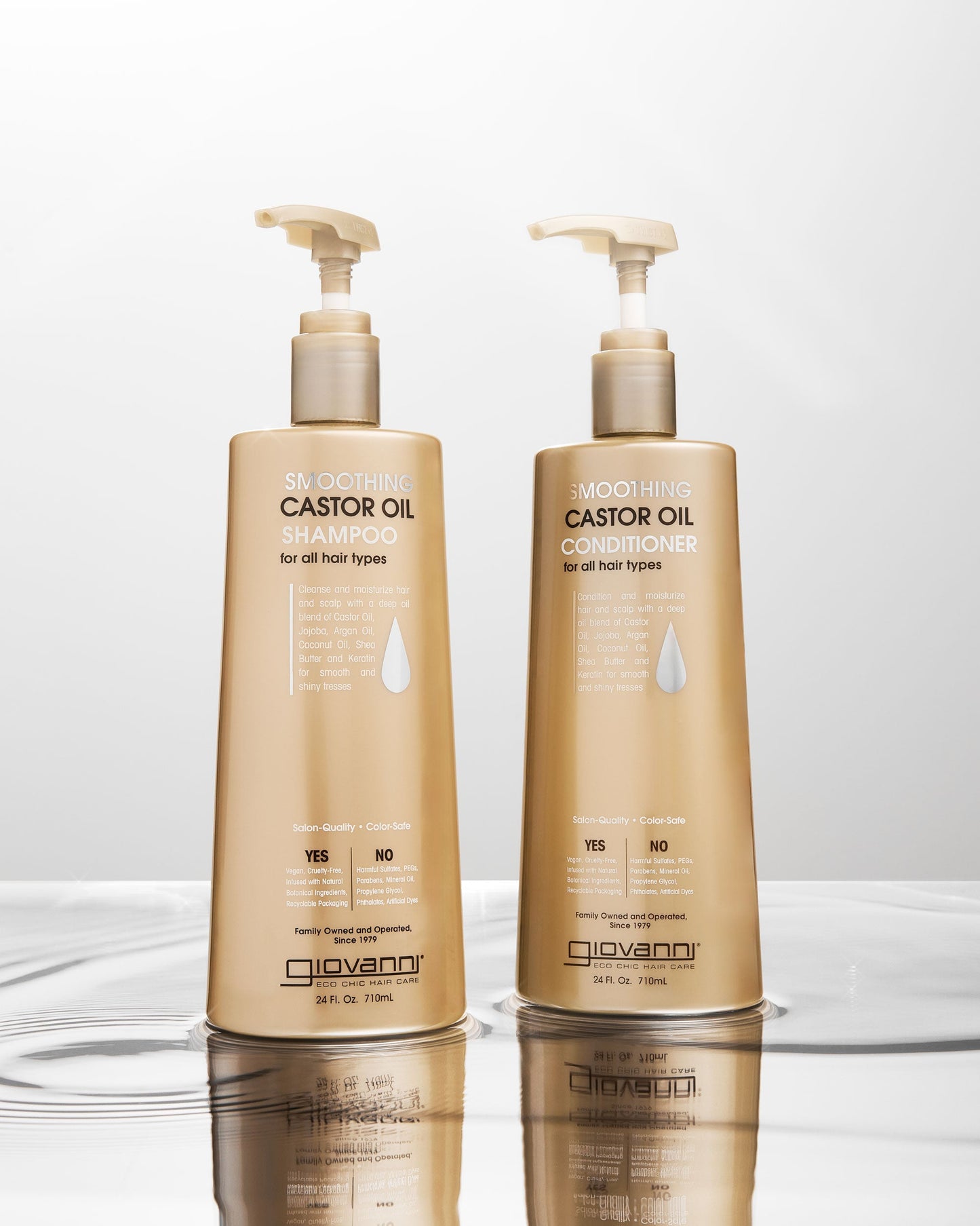 SMOOTHING CASTOR OIL SHAMPOO - 2 Sizes