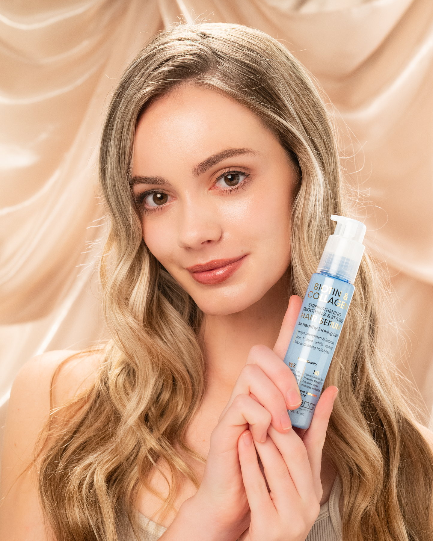 BIOTIN & COLLAGEN STRENGTHENING SMOOTHING & STYLING HAIR SERUM